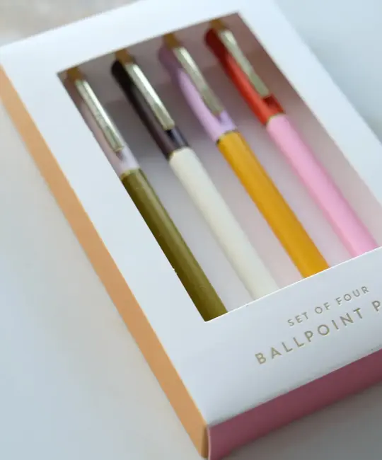 Idlewild Co - ID ID OS - Mexico City City Pallet Pens, Set of 4 Ballpoint Pens