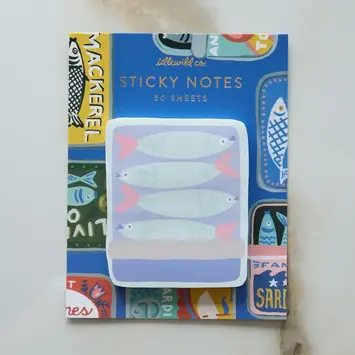 Idlewild Co - ID ID OS - Tinned Fish Die-Cut Sticky Notepad