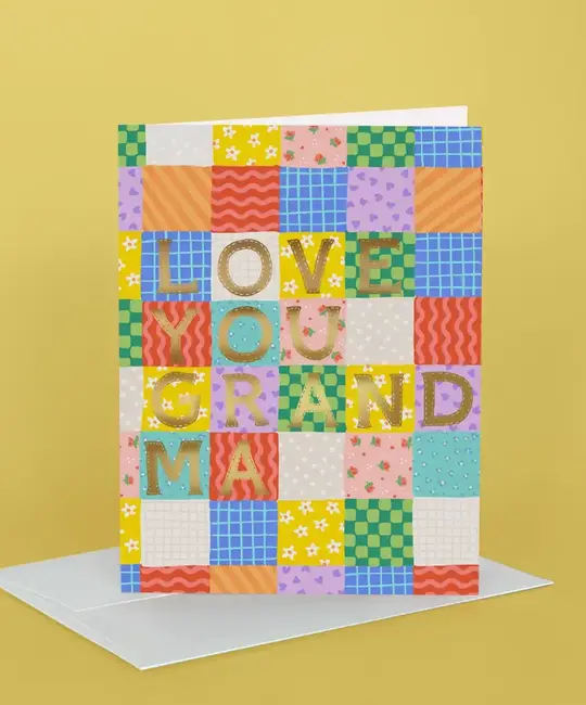 Idlewild Co - ID IDGCMD - Grandma Patchwork Mother's Day Card