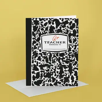 Idlewild Co - ID IDGCMI - Teacher Composition Notebook Card