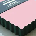 Idlewild Co - ID ID NP - Pink + Evergreen Mini Wave Edge Painted Notepad