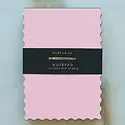 Idlewild Co - ID ID NP - Pink + Evergreen Mini Wave Edge Painted Notepad