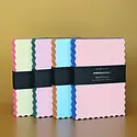 Idlewild Co - ID ID NP - Pink + Evergreen Mini Wave Edge Painted Notepad