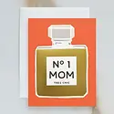 Idlewild Co - ID IDGCMD0013 - No. 1 Mom Fragrance Bottle Mother's Day Card