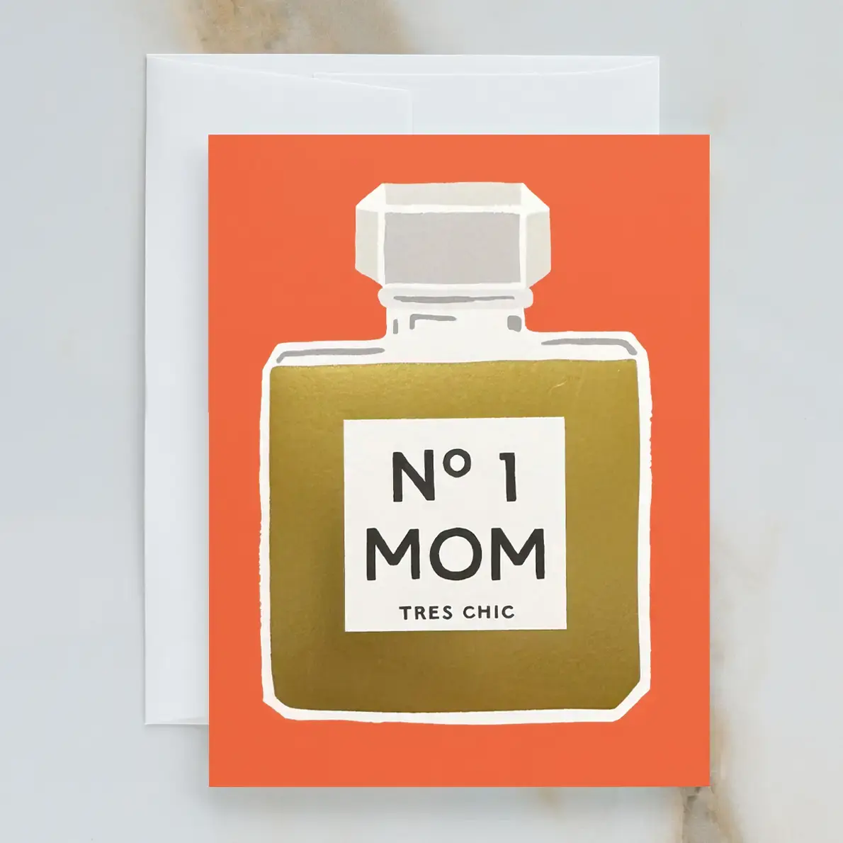 Idlewild Co - ID IDGCMD0013 - No. 1 Mom Fragrance Bottle Mother's Day Card