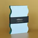 Idlewild Co - ID ID NP - Mint + Evergreen Wavy Edge Painted Notepad
