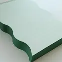 Idlewild Co - ID ID NP - Mint + Evergreen Wavy Edge Painted Notepad