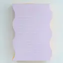 Idlewild Co - ID ID NP - Pink + Yellow Wavy Edge Painted Notepad