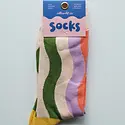 Idlewild Co - ID ID AC - Rainbow Waves Crew Socks