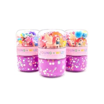 Young + Wild and Friedman - YWF YWF BKTO - Unicorn Grab & Go Sensory Dough Jar
