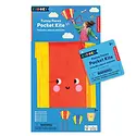 Kikkerland KI TO - Funny Faces Pocket Kite (Assorted Styles)