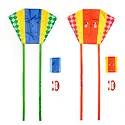 Kikkerland KI TO - Funny Faces Pocket Kite (Assorted Styles)