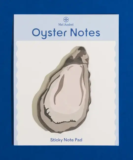 Mel Andrel - MA MA OS - Oyster Die-Cut Sticky Notes
