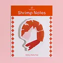 Mel Andrel - MA MA OS - Shrimp Die-Cut Sticky Notes