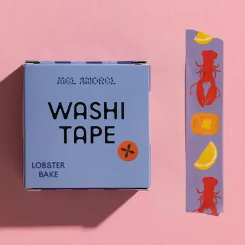 Mel Andrel - MA MA OS - Lobster Bake Washi Tape