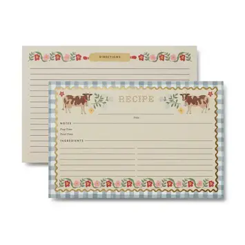 Rifle Paper Co - RP RP HGRC - Home Sweet Home Recipe Cards, set of 12