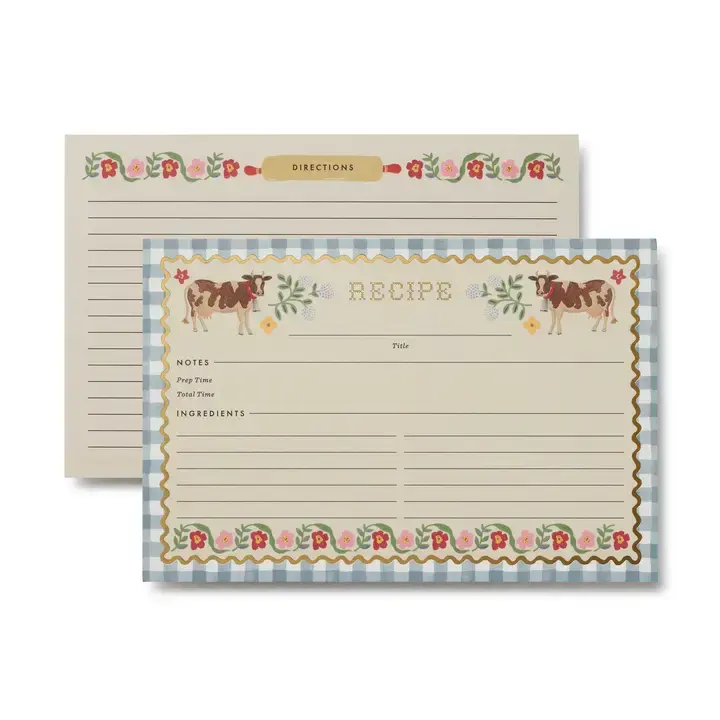 Rifle Paper Co - RP RP HGRC - Home Sweet Home Recipe Cards, set of 12