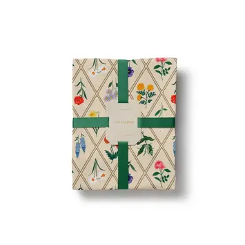 Rifle Paper Co - RP RP HGKL - Garden Study Cotton Tablecloth, 70" x 108"