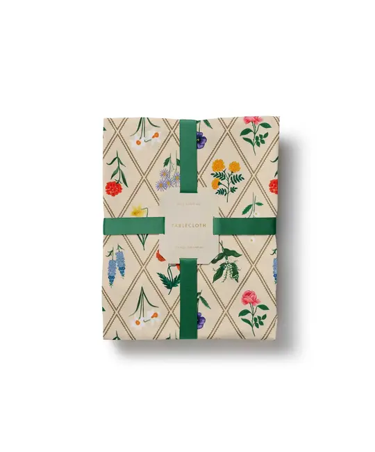Rifle Paper Co - RP RP HGKL - Garden Study Cotton Tablecloth, 70" x 108"
