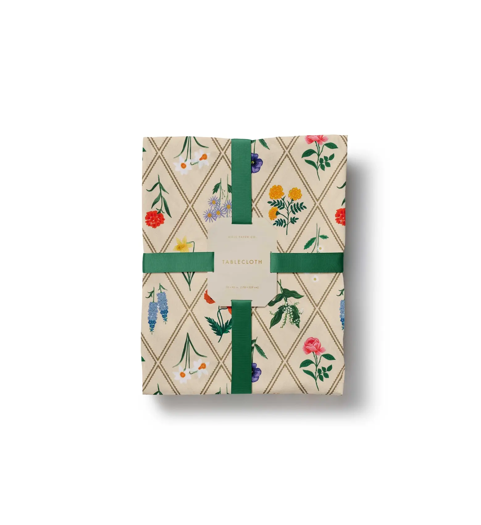 Rifle Paper Co - RP RP HGKL - Garden Study Cotton Tablecloth, 70" x 108"