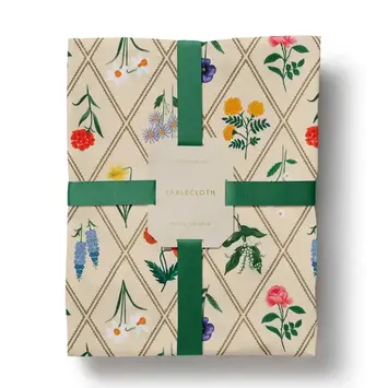 Rifle Paper Co - RP RP HGKL - Garden Study Cotton Tablecloth, 70" x 90"
