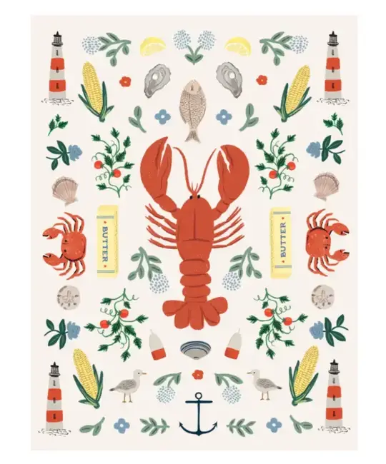Rifle Paper Co - RP RP HGKL - Seaside Tea Towel