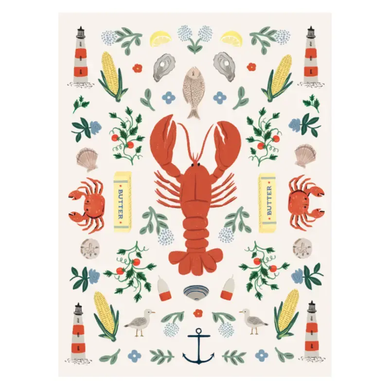 Rifle Paper Co - RP RP HGKL - Seaside Tea Towel