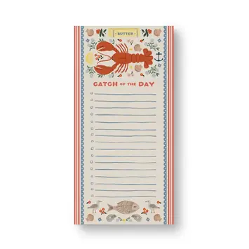 Rifle Paper Co - RP RP NP - Seaside Catch of The Day Market List Pad