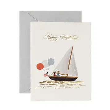 Rifle Paper Co - RP RPGCBI0114 - Sailboat Birthday Card