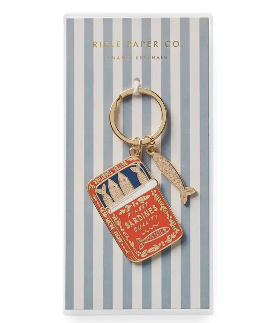 Rifle Paper Co - RP RP ACKC - Sardines Enamel Keychain