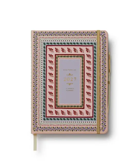 Rifle Paper Co - RP RP AG12- 2027 Paisley Hardcover Planner with Pen (January Start Agenda)