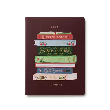 Rifle Paper Co - RP RP AG12- 2027 Ladies Night Book Club Monthly Appointment Notebook Planner (January Start Agenda)