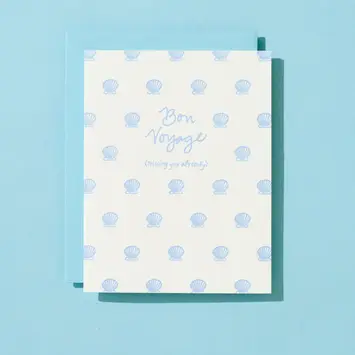 Iron Curtain Press - IC ICGCGL0001 - Sea Shells Missing You Already Bon Voyage Card