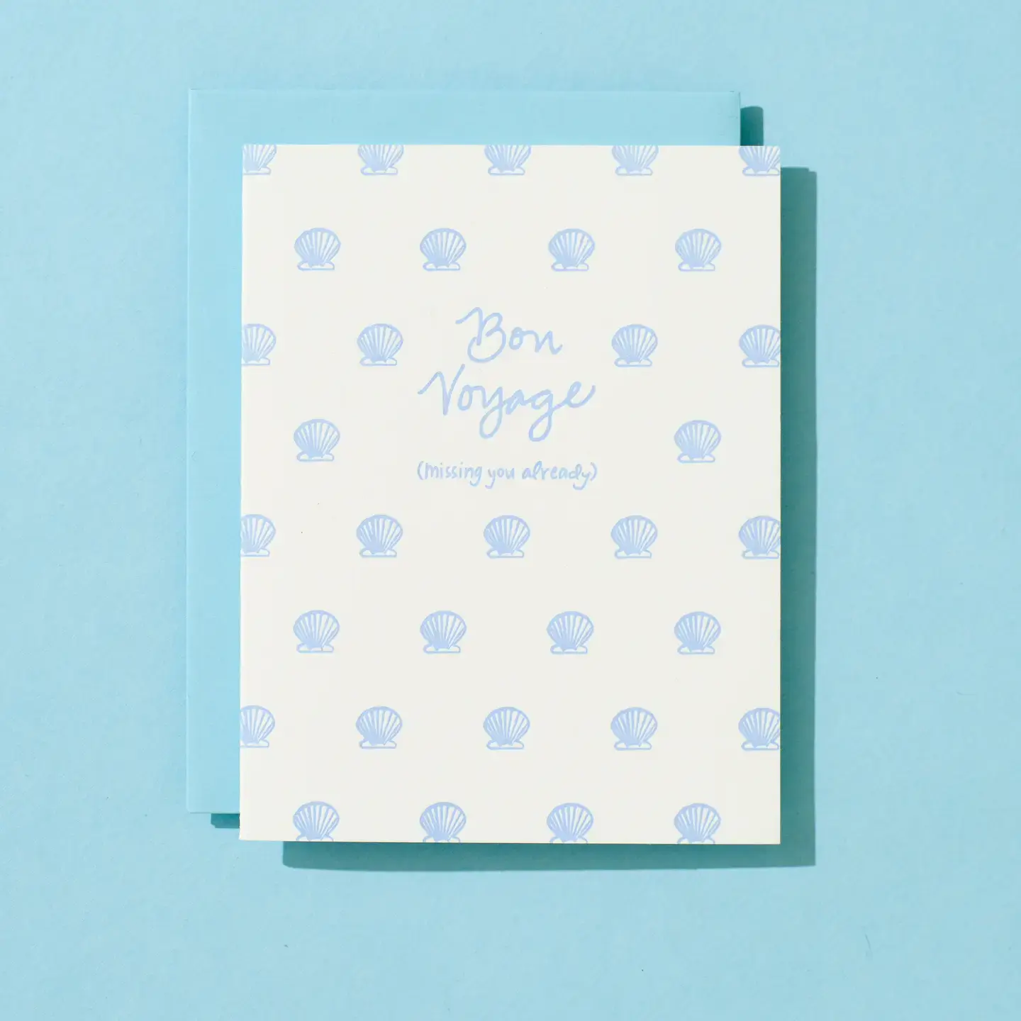 Iron Curtain Press - IC ICGCGL0001 - Sea Shells Missing You Already Bon Voyage Card