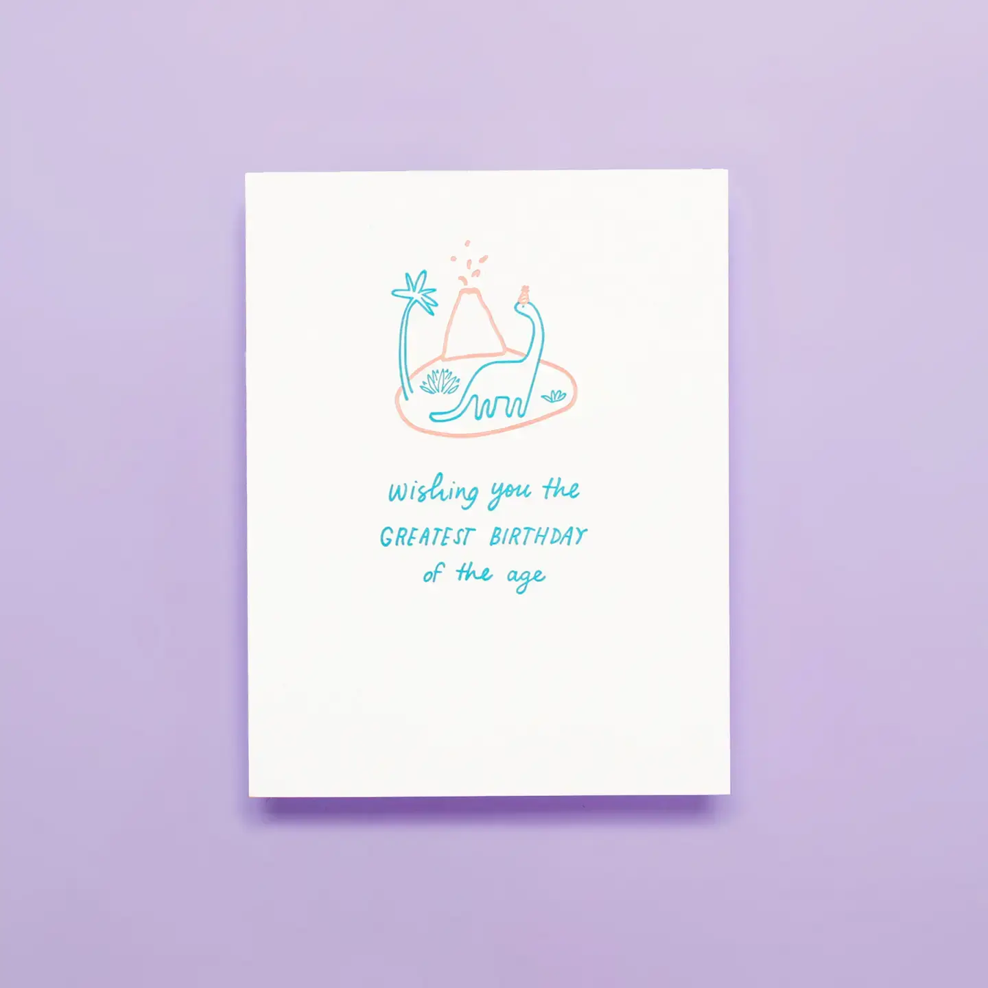 Iron Curtain Press - IC ICGCBI0048 - Dinosaur Greatest Birthday Card