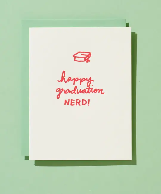 Iron Curtain Press - IC ICGCGR0004 - Nerd Graduation Card