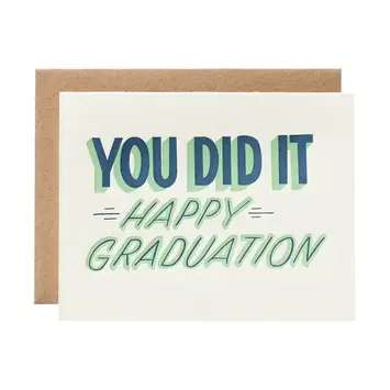 Iron Curtain Press - IC ICGCGR0003 - You Did It Graduation Card