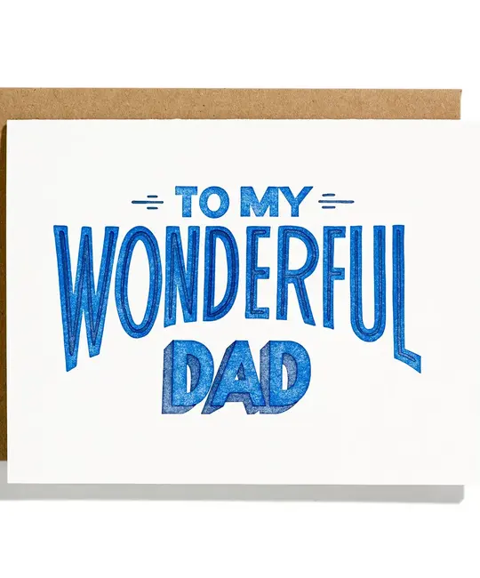 Iron Curtain Press - IC ICGCFD0005 - To My Wonderful Dad Father's Day Card