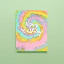 Iron Curtain Press - IC Tie-Dye Rainbow Birthday Card