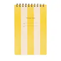 Iron Curtain Press - IC IC NB - Task Pad Top Spiral Notebook, Yellow Stripe
