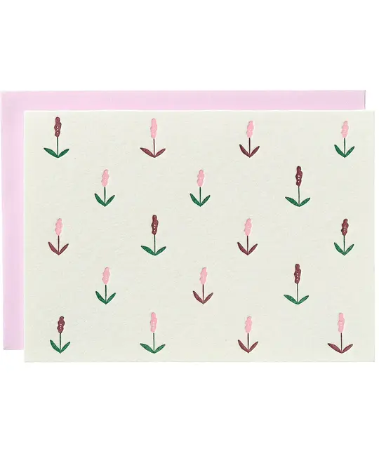 Iron Curtain Press - IC IC NSBL - Tall Floral Pattern Blank Boxed Note Set