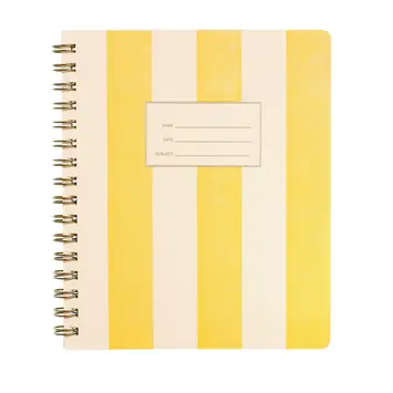 Iron Curtain Press - IC IC NBLI - Standard Notebook, Yellow Stripe, Lined