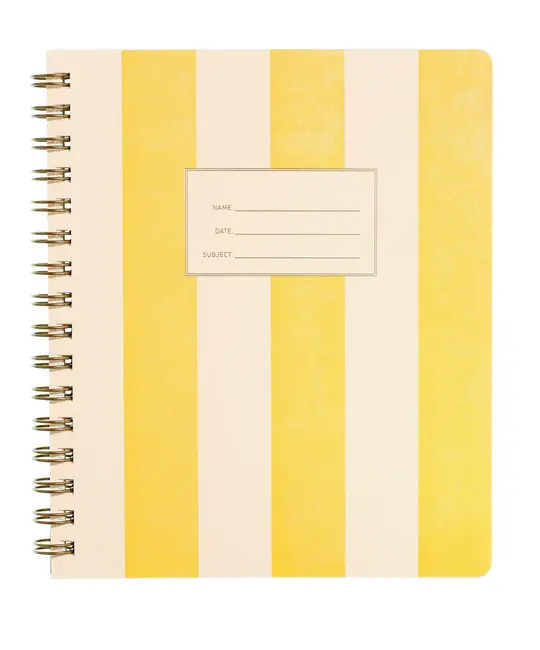 Iron Curtain Press - IC IC NBLI - Standard Notebook, Yellow Stripe, Lined