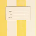Iron Curtain Press - IC IC NBLI - Standard Notebook, Yellow Stripe, Lined