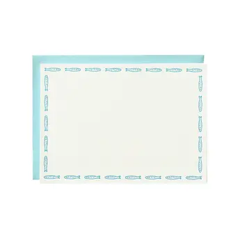 Iron Curtain Press - IC IC STA - Sardines Letter Sheet Stationery Set