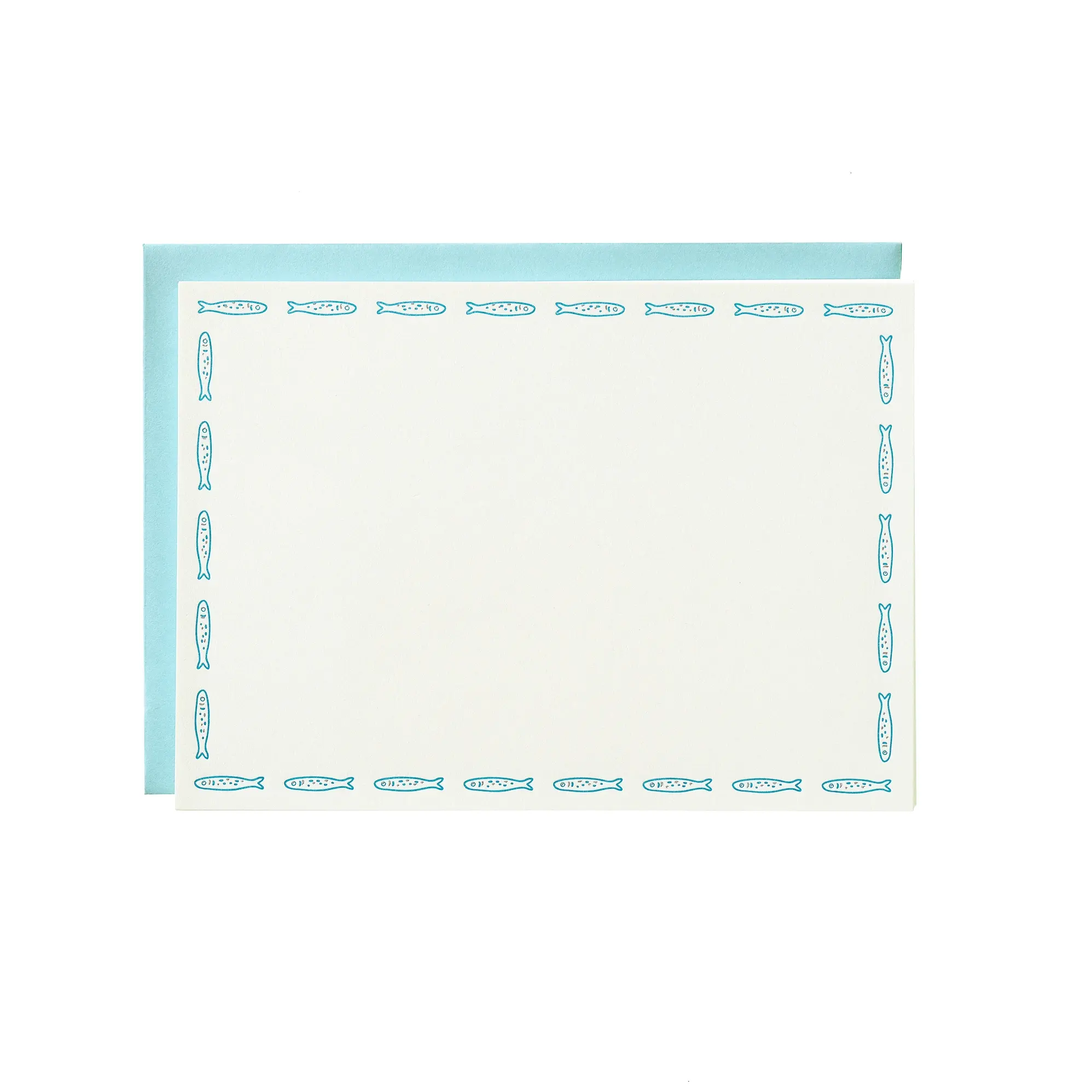 Iron Curtain Press - IC IC STA - Sardines Letter Sheet Stationery Set