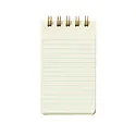 Iron Curtain Press - IC IC NBPO - Reporter Top Spiral Yellow Stripe, Lined Notebook