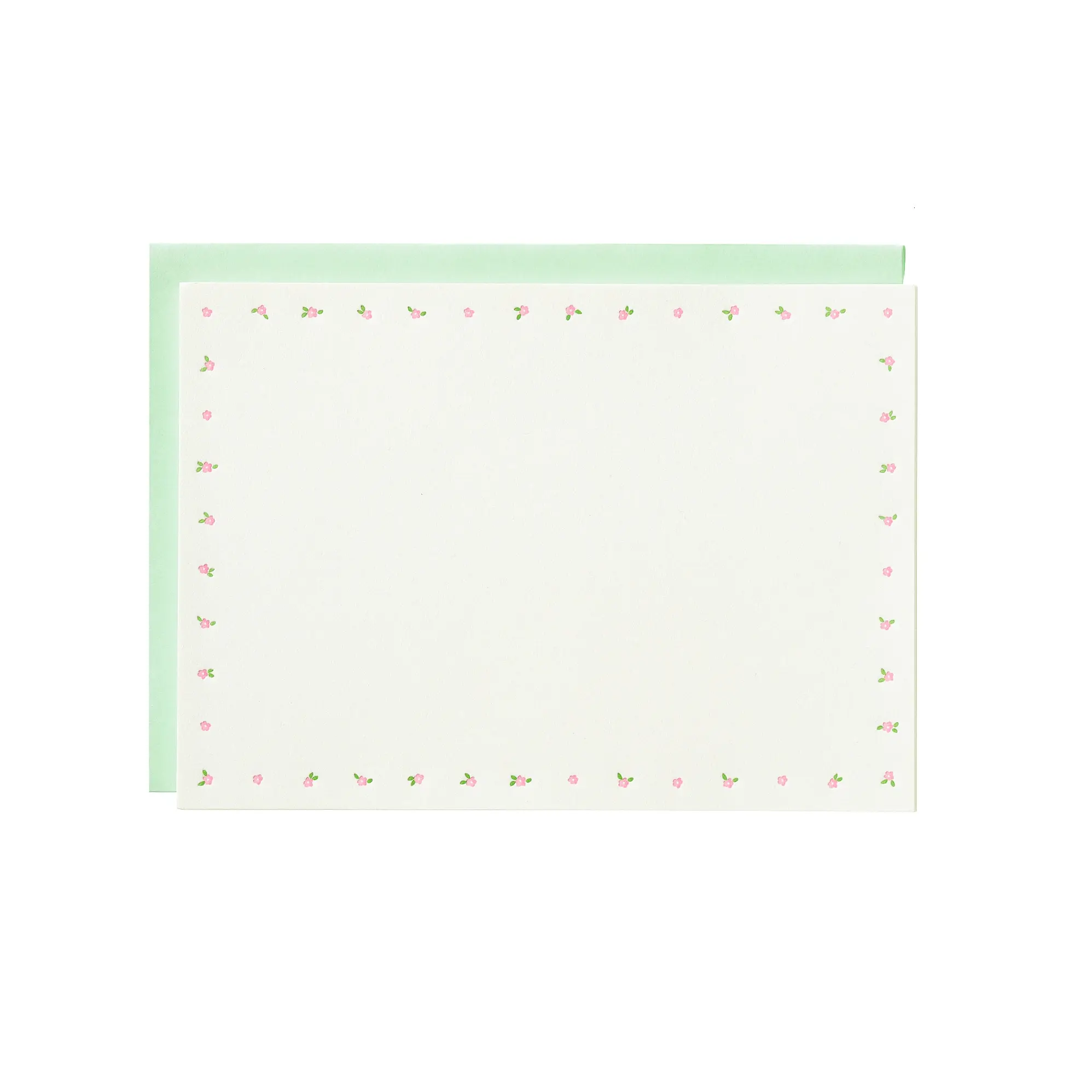 Iron Curtain Press - IC IC STA - Mini Pink Floral Letter Sheet Stationery Set
