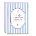 Iron Curtain Press - IC ICGCBI0040 - Joy to Celebrate Your Birth Birthday Card