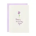 Iron Curtain Press - IC ICGCBI0041 - Purple Flower Mom Birthday Card